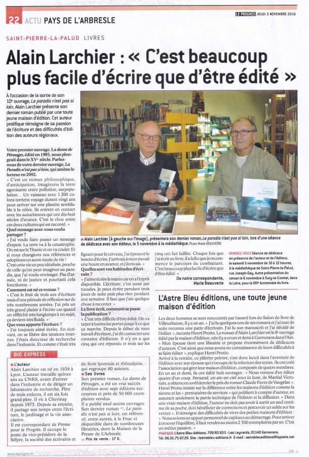 C'est beaucoup plus facile d'écrire que d'être édité