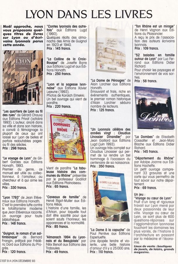 C'est 9 à LYON - Lyon dans les livres