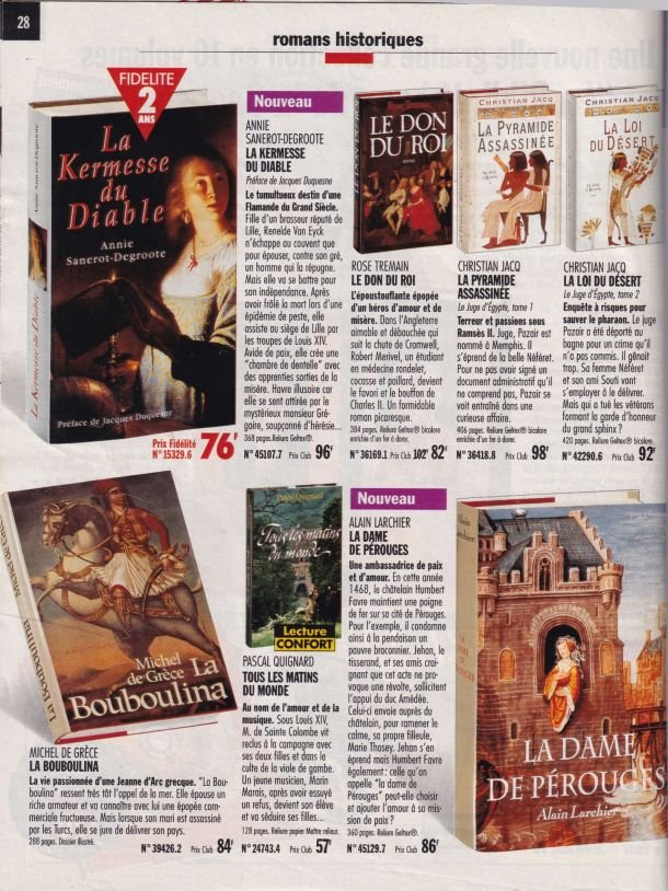 France Loisirs 1994 avec Alain Larchier